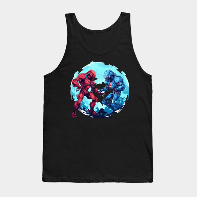 Alien Robots Tank Top by Cosmic Tees